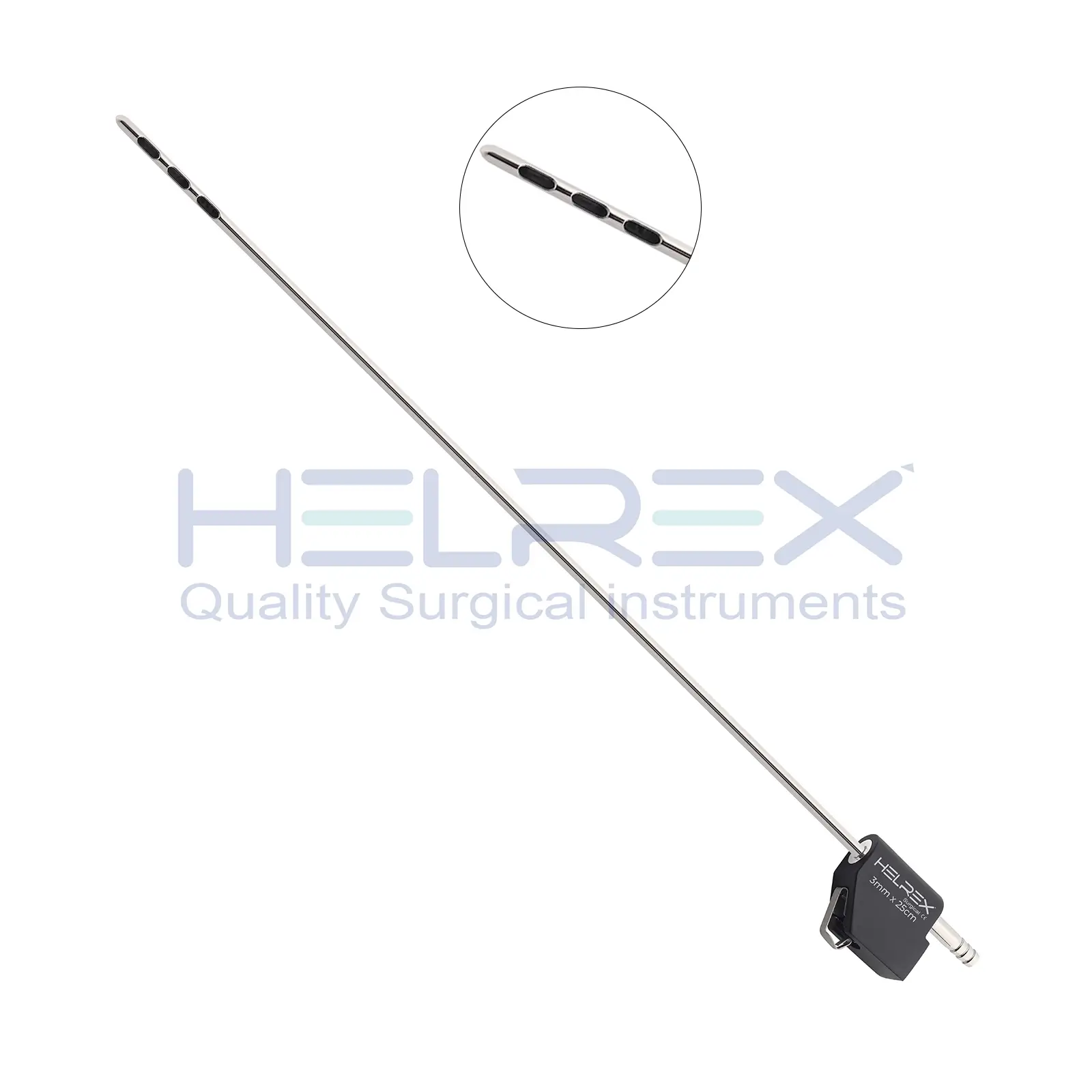 Micro air Three Port Harvester Cannula linear style