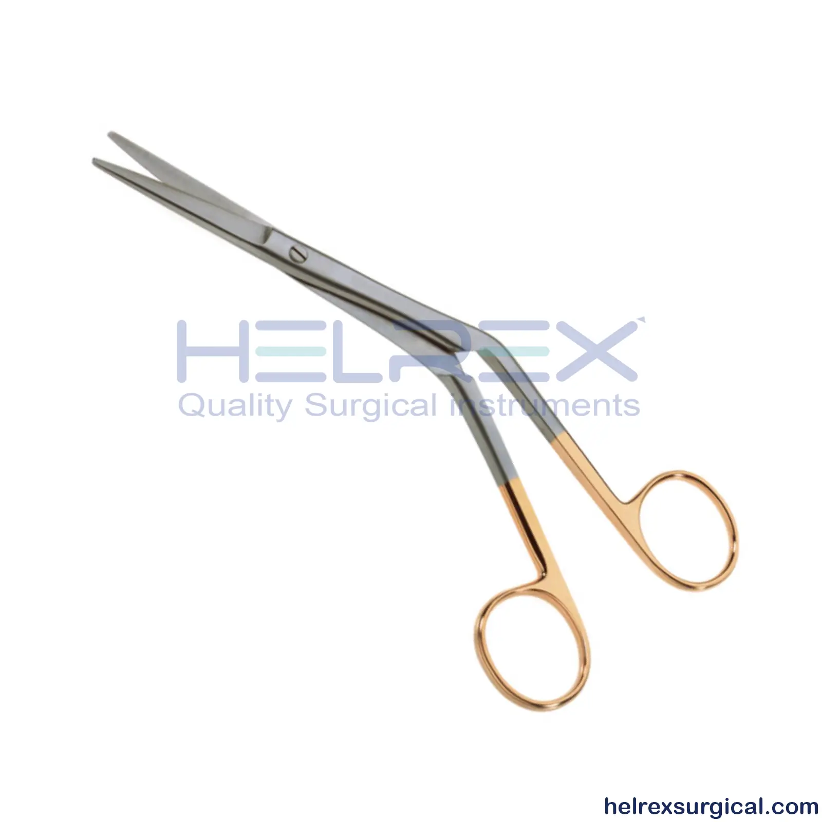 Plastic surgery Tebbetts Serrated Scissors Hard-Line Tungsten Carbide 7-1/2″ (19cm), Angled