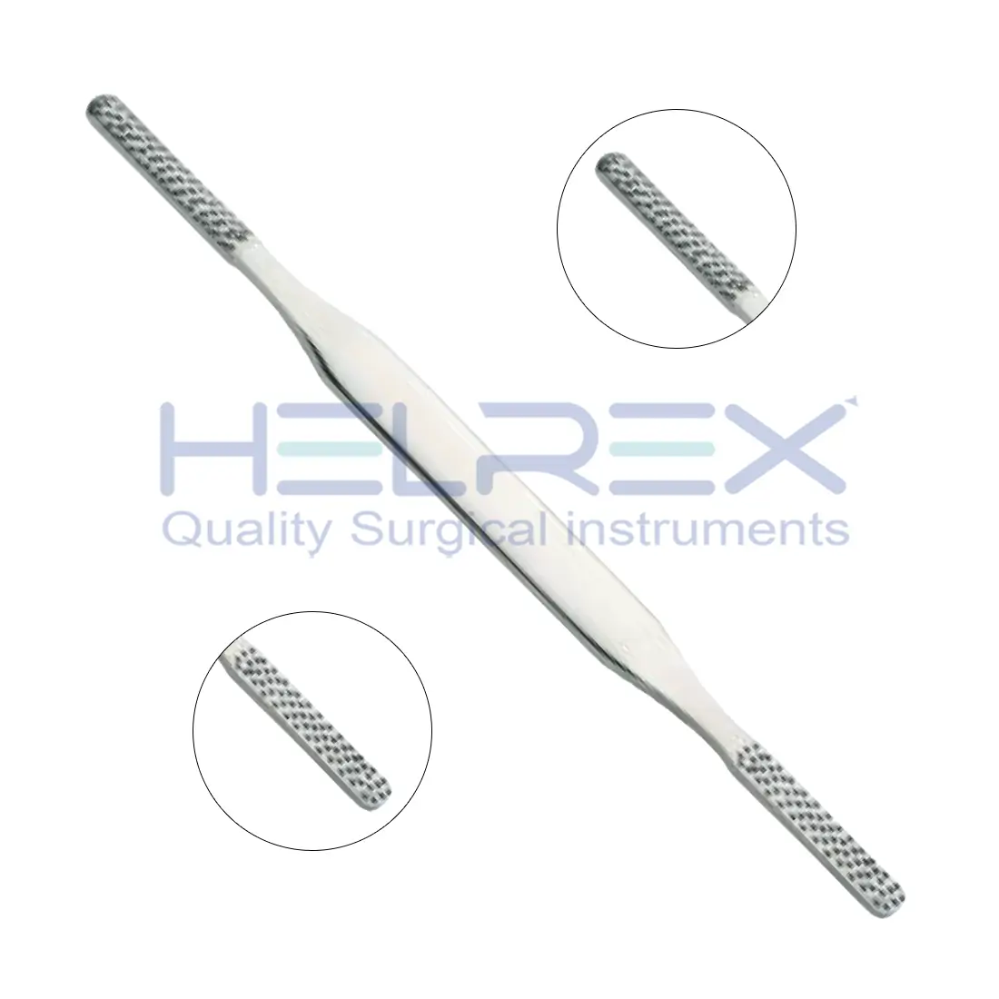 Fomon Nasal Rasp – 21.5 cm, Coarse of Plastic Surgery Instruments