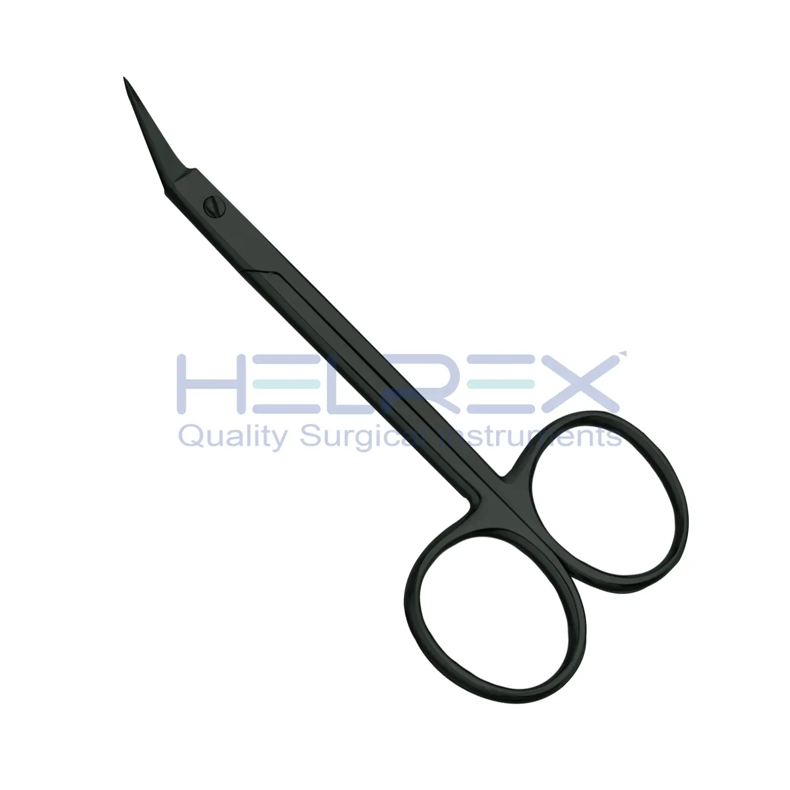 Gunter Serrated Ceramic-coated Scissors, 4-1/2″ (11.5cm) Angled